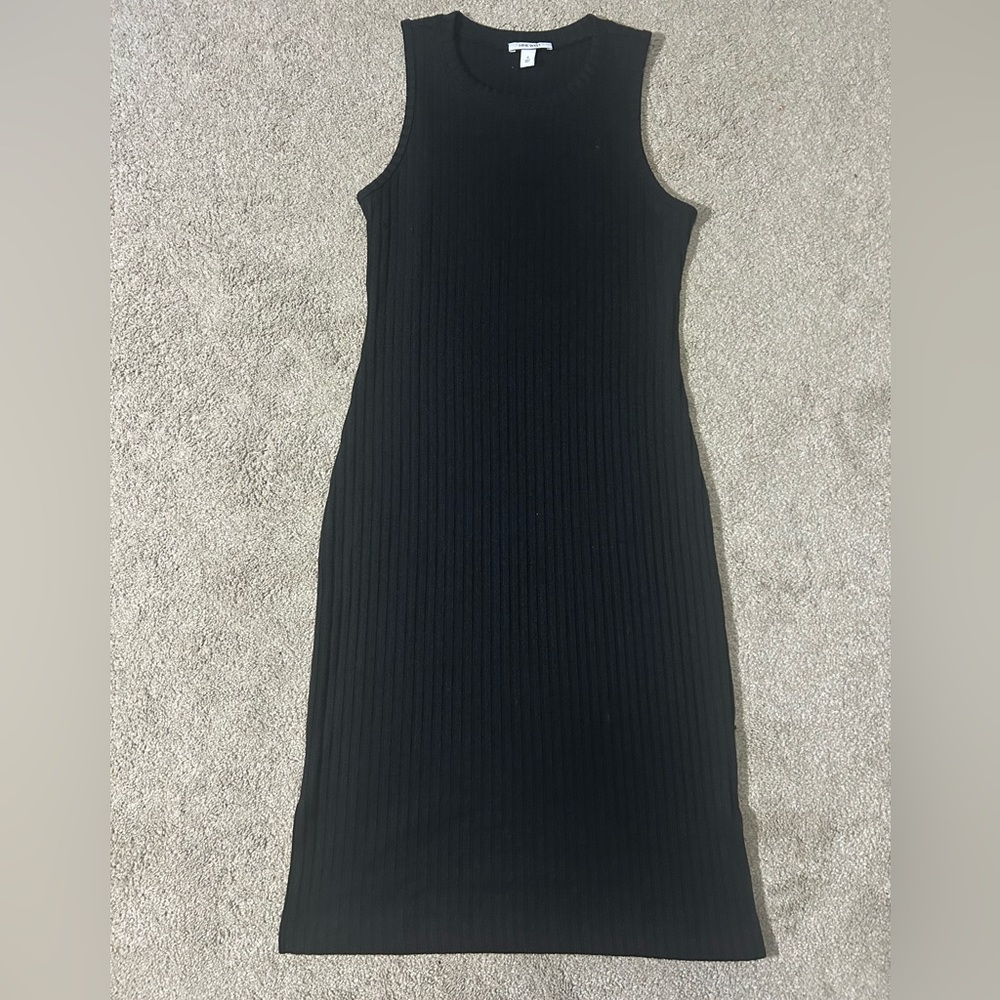 Nine West Ribbed Fitted Dress size: small